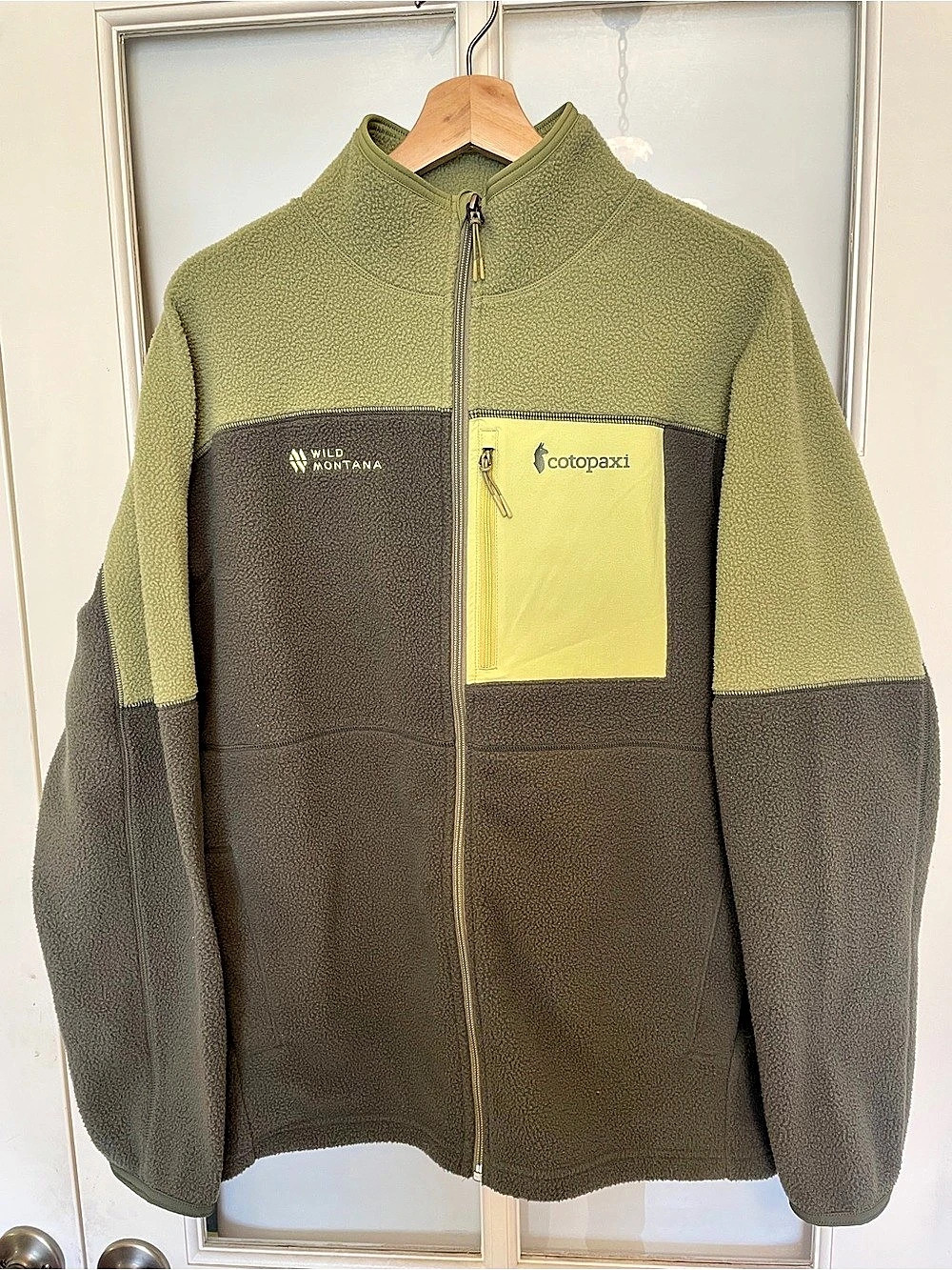 Cotopaxi Abrazo Fleece Full-Zip Jacket Green & Gray